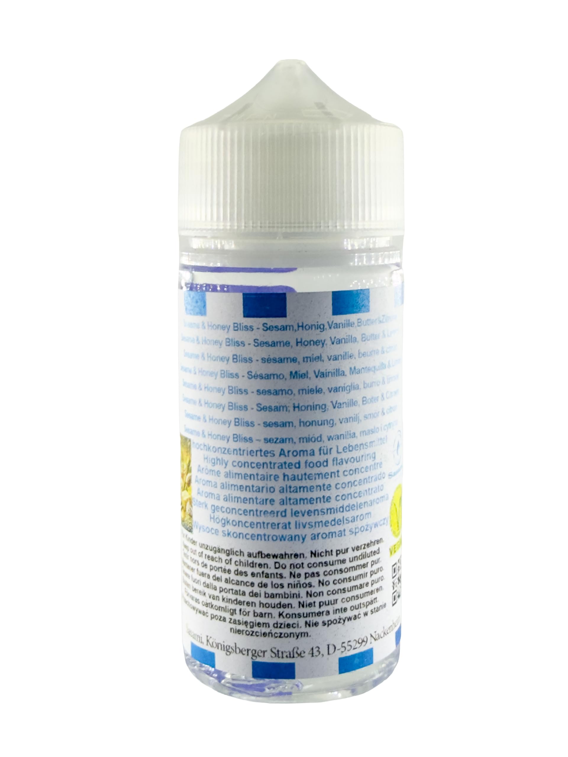 Sesame & Honey Bliss - Sesam,Honig,Vanille,Butter&Zitrone Aroma Konzentrat - Vegan - Sasami - 100ml