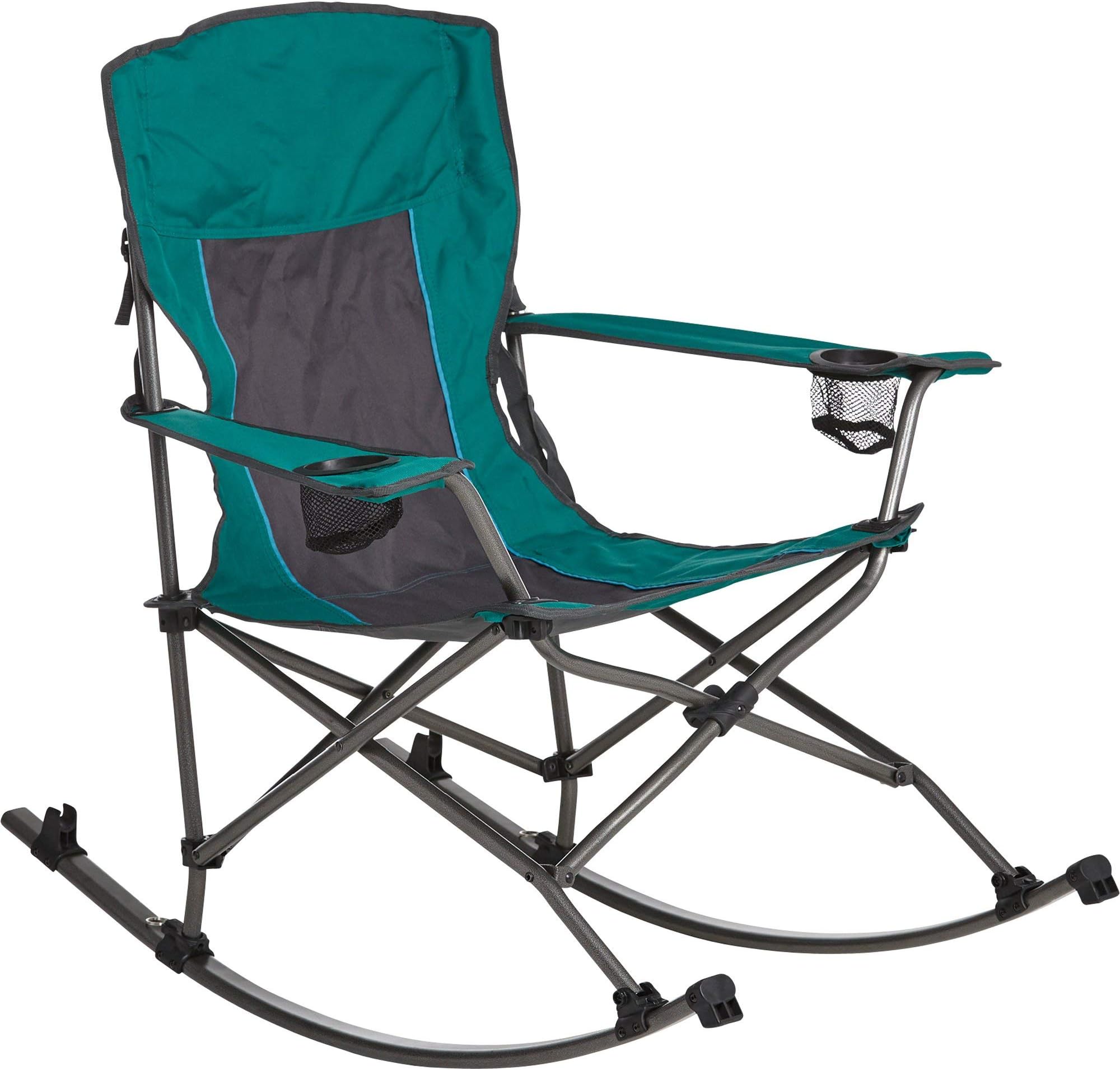 Westfield Outdoor Folding Camp Rocking Chair — 300-Lb. Capacity, Green/Black
