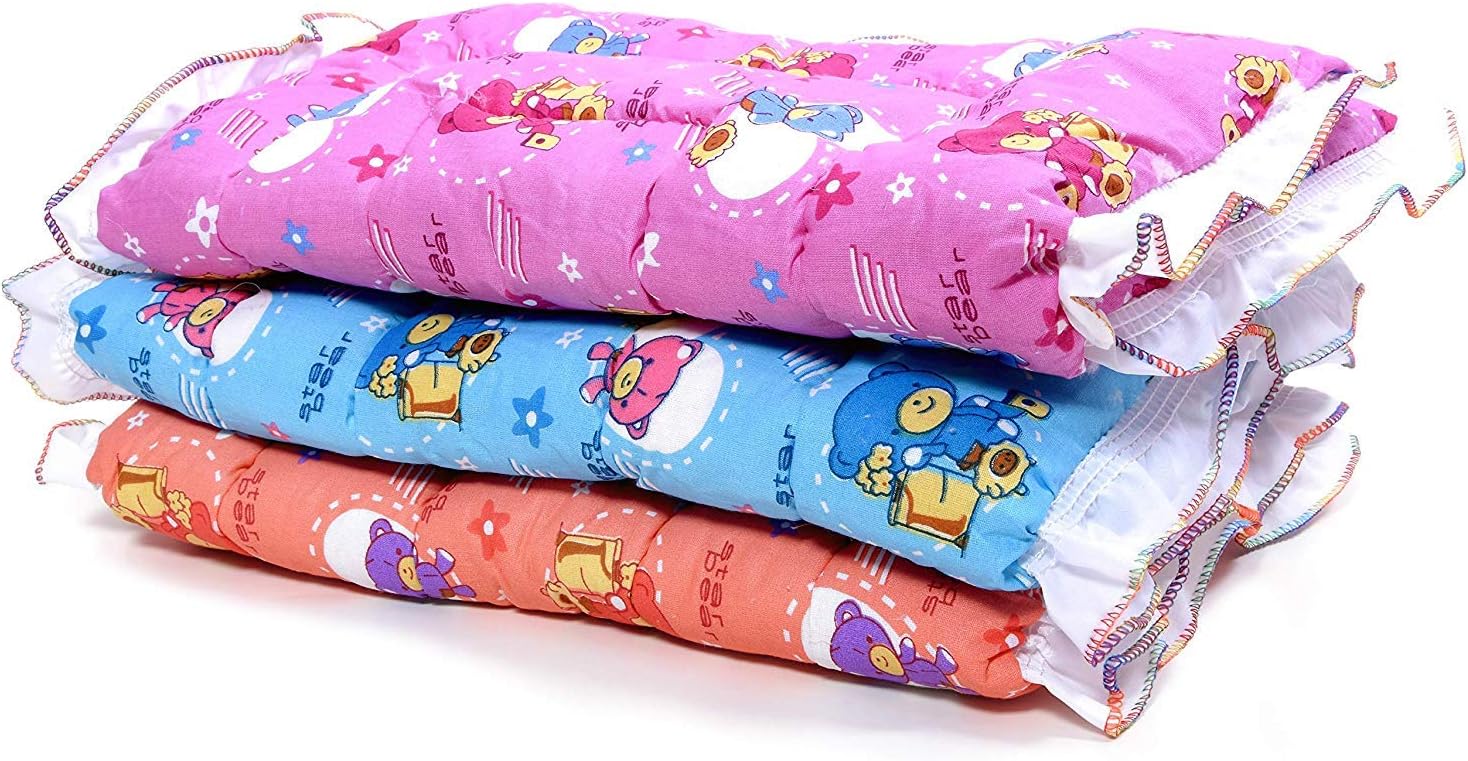 Fareto Newborn Baby Lacy Poly Cotton Godari, Swaddle Bed, Baby Bedding (Multicolour)(0-6 Months, Pack of 2), Lightweight