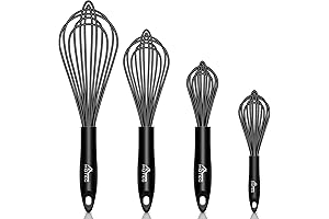 HOTEC Silicone Whisks for Cooking - Your Culinary Companion!