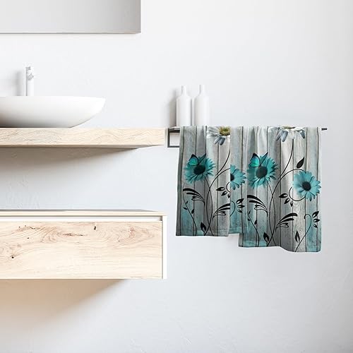 Vista 78 de Giwawa Juego de 2 toallas de mano de pino con ciervos del bosque, toallas de baño, suaves y absorbentes, para bar, bar, cocina, hotel, spa, Ciervo