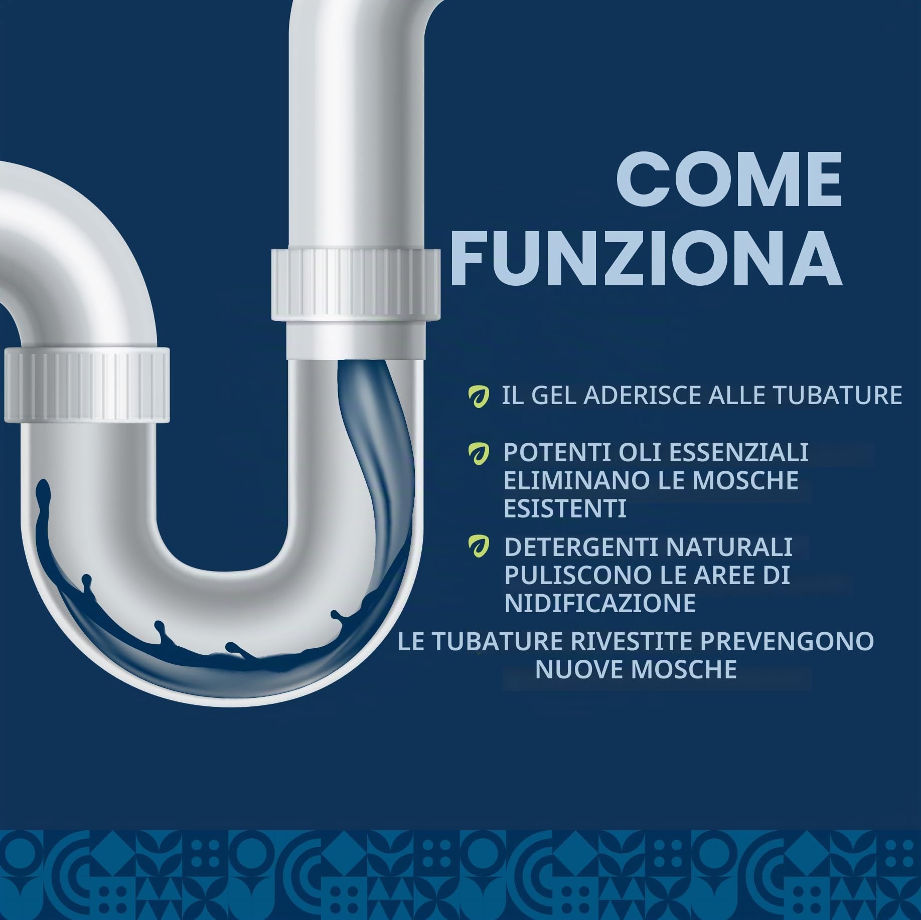 Trattamento per lo scarico della mosca della frutta, elimina moscerini, mosche e altro ancora, funziona in tutti gli scarichi, 3,5 l