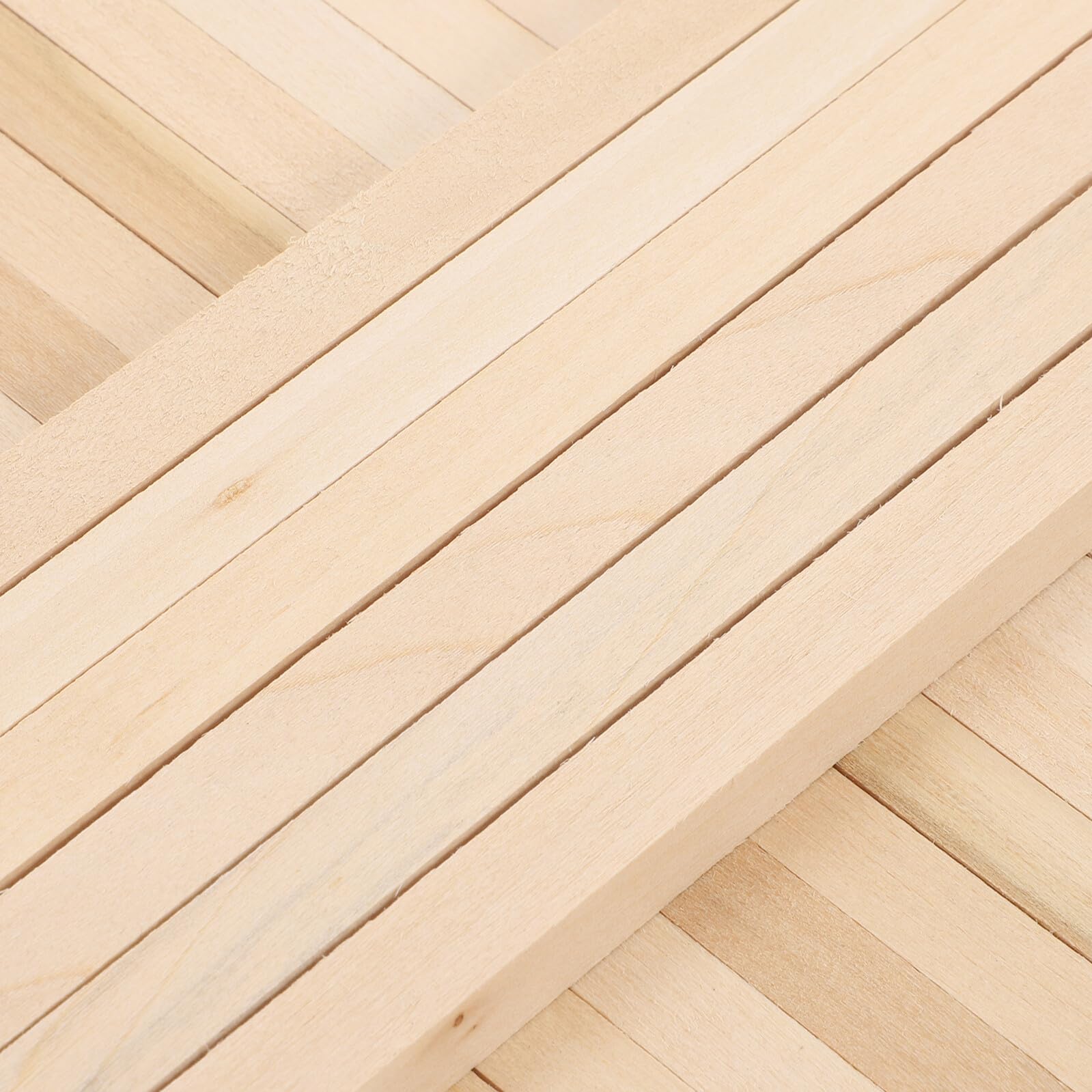 Abaodam 60 Stück Quadratische Holzstäbe 25x1cm aus Lindenholz Glatte Basteldübel für Selbstgemacht Modellbau Holzbearbeitung Vielseitig für Bastelprojekte und Wohndekoration