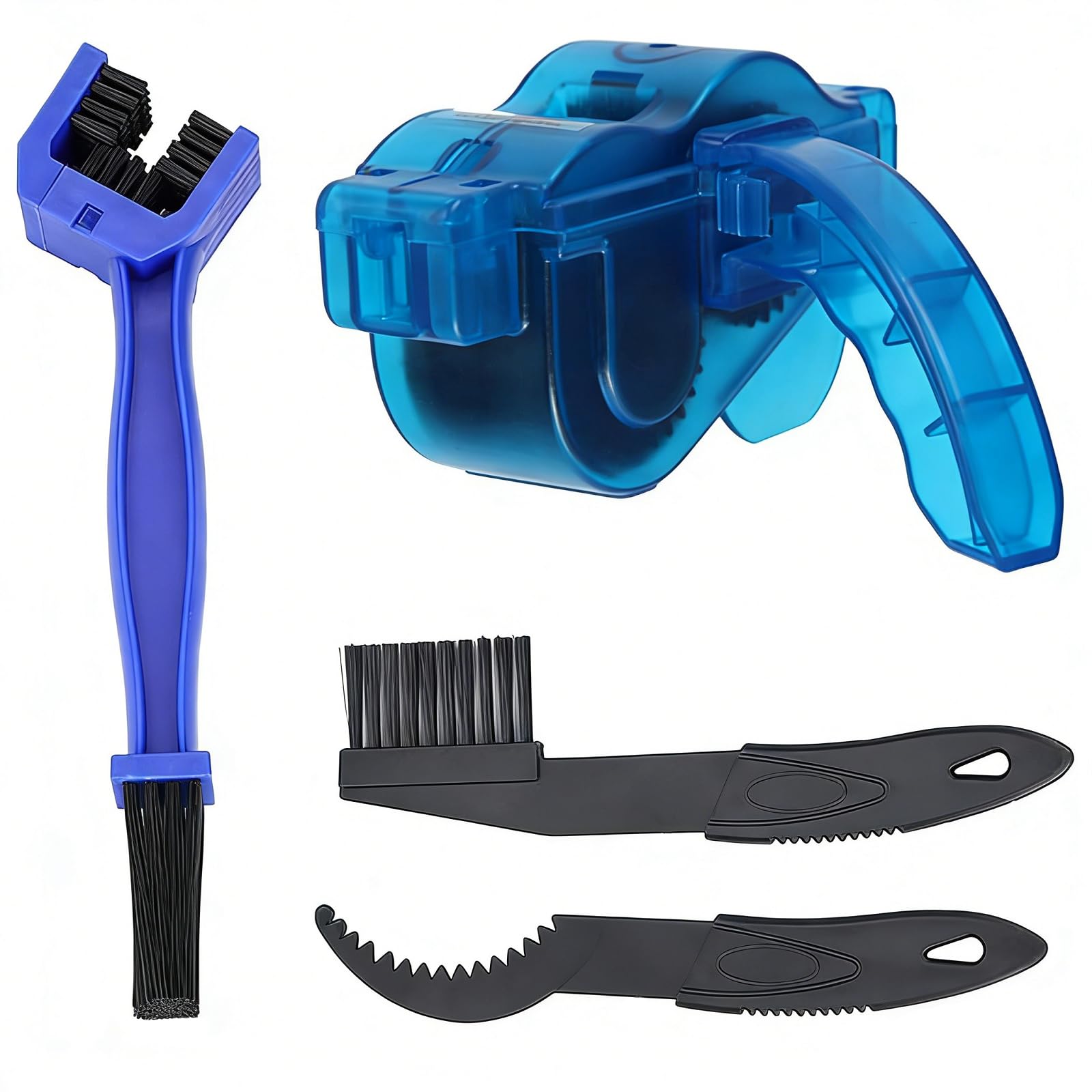 HOKYYCC Kettenreiniger Fahrradkette, 4 in 1 Fahrrad Kettenreiniger Set, Geeignet für alle kettenreinigungsgerät fahrrad, Fahrrad reinigungsset für Ketten Schnelles Sauberes - 2