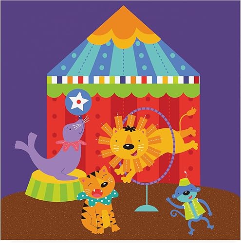 Trademark Fine Art, Circo 14x14 de Holli Conger