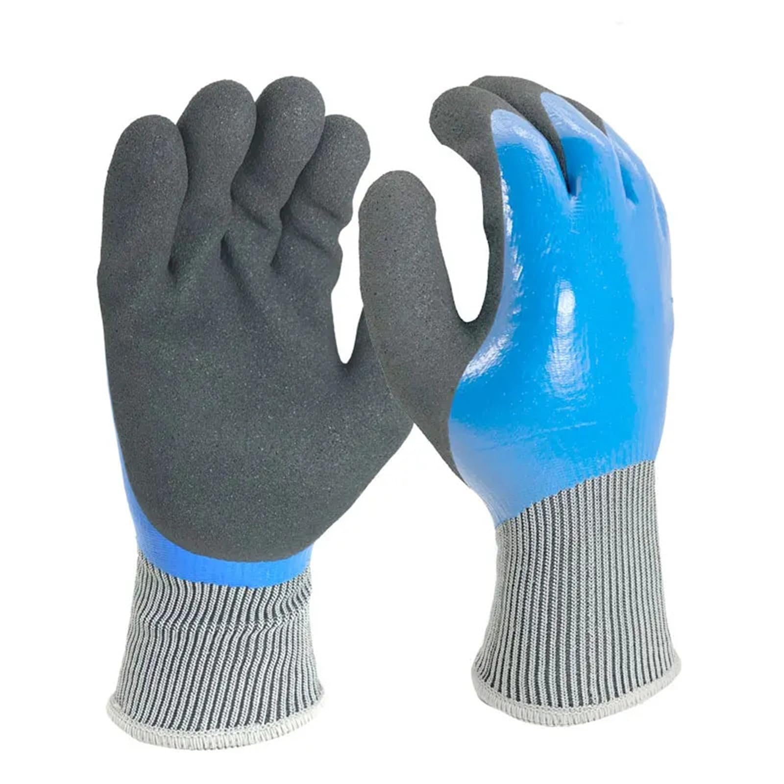 Genérico 3 pares de guantes de trabajo térmicos for clima frío, impermeables a prueba de viento for almacenamiento en frío y uso al aire libre(S)