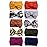 KIDOCHEESE Oversized Nylon Baby Head Wraps - Large Bows Hair Accessories for Newborn, Infant, and Toddler Girls