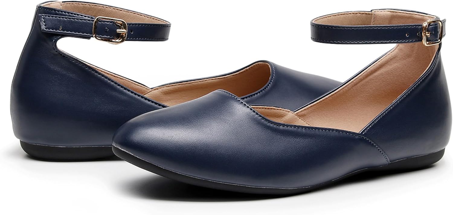 VenusCelia Women's Serenity Strap Flats Shoe - Image 5