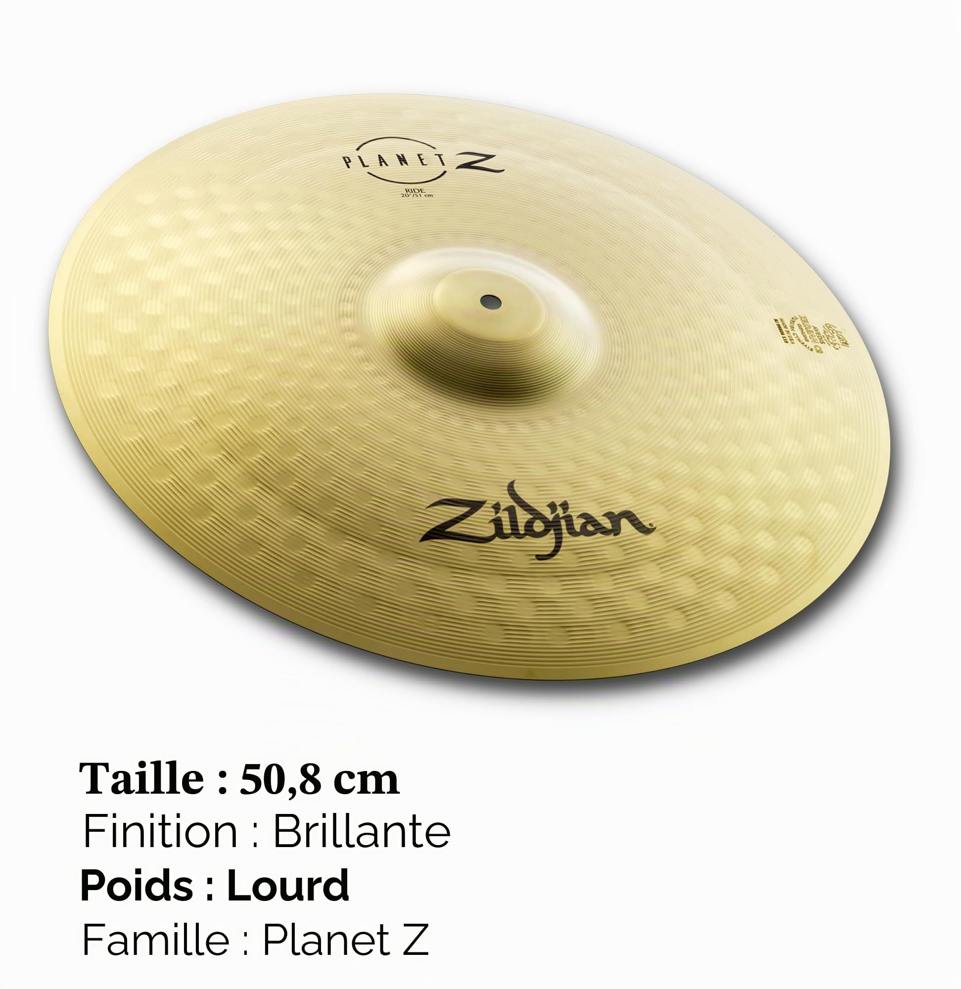 Zildjian Planet Z Ride 20" Version 2020 - Cymbale Ride