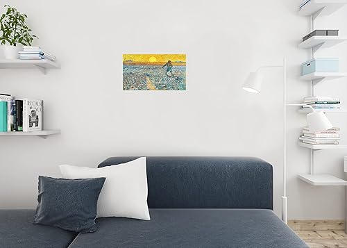 Miniatura 5 de Vincent Van Gogh El sembrador 1888 Van Gogh Arte de pared Pintura estilo impresionista Naturaleza Primavera Flor Decoración de pared Paisaje Campo