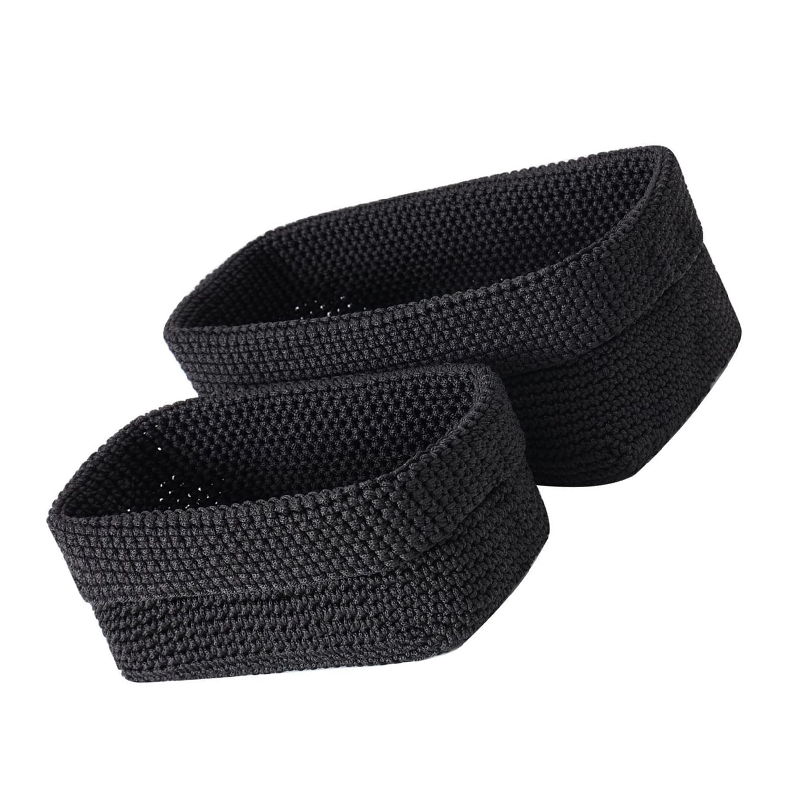 Xjdzineq Of 2 Artisanal Storage Baskets Decorative Cotton Rope Woven Bins for Countertop and Table Organization