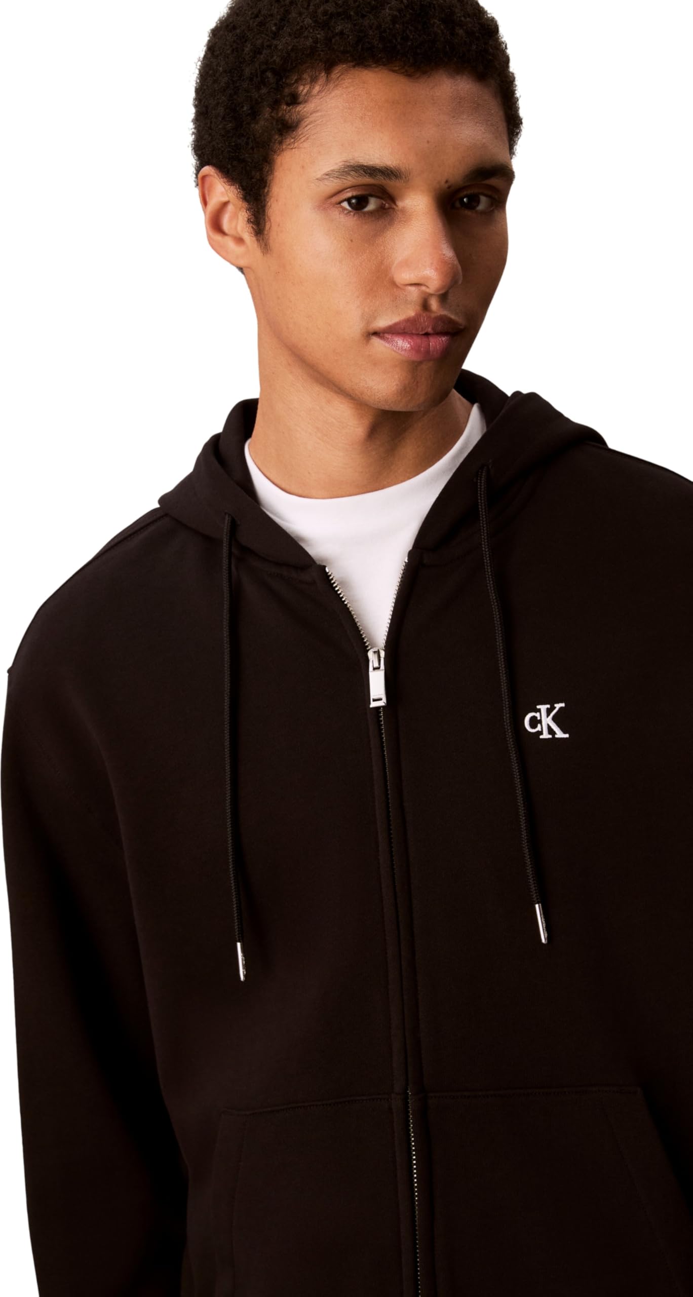 Calvin Klein LS EU 350terry Monogram FZ Hoodi Lv04rd240g Sudaderas Hombre