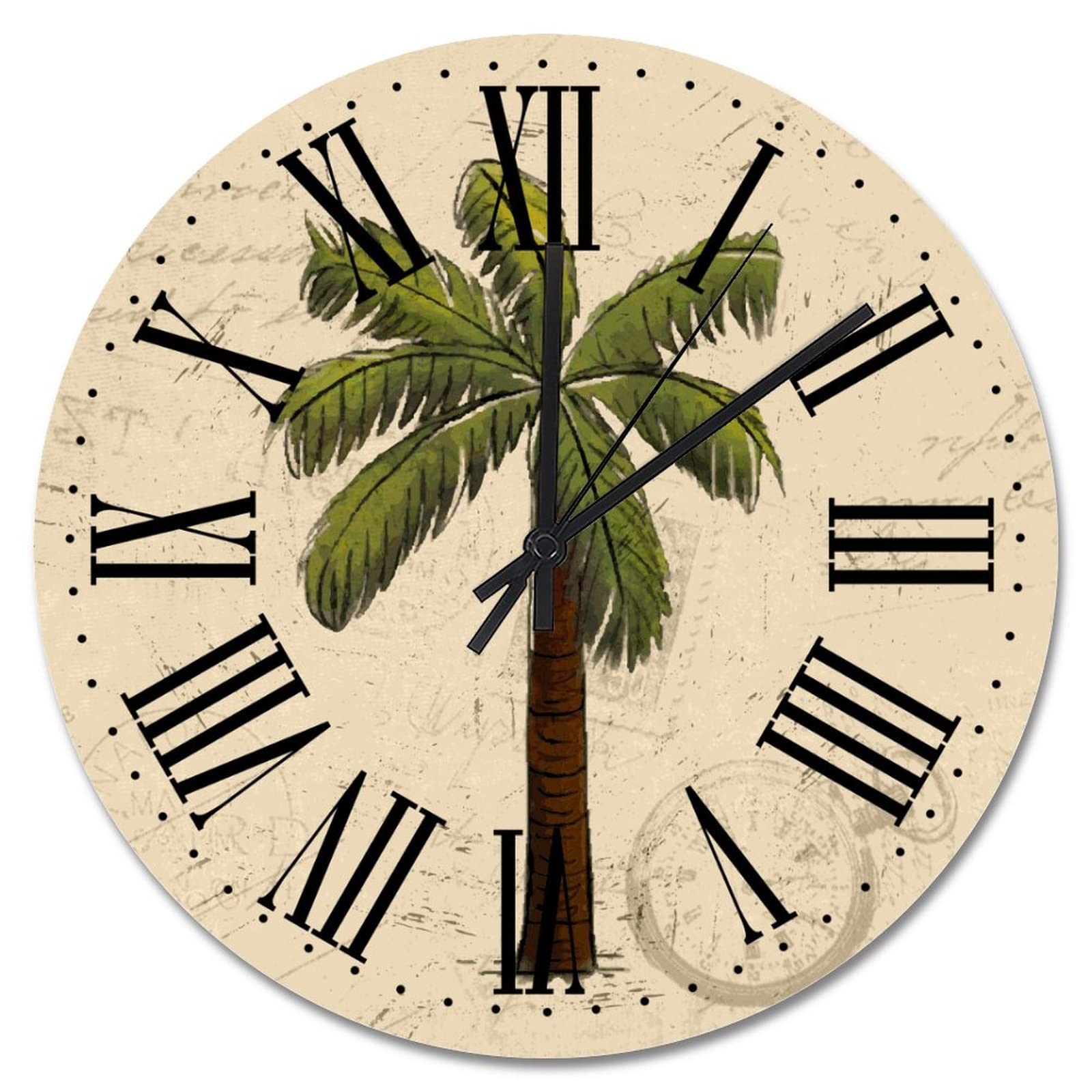 Horloge murale vintage pour salon et cuisine ambiance rétro