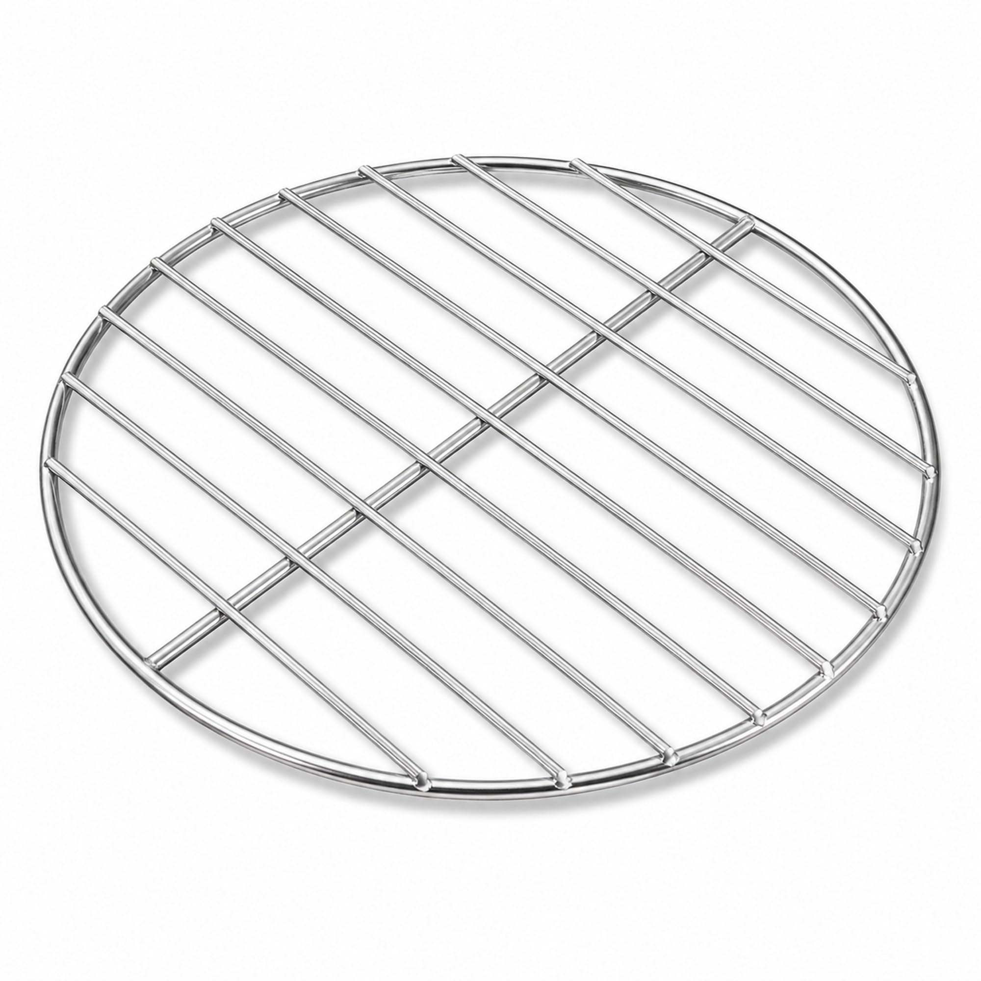 Acero Inoxidable Barbacoas Redondas,Rejilla Antiadherente Enfriadora Metal