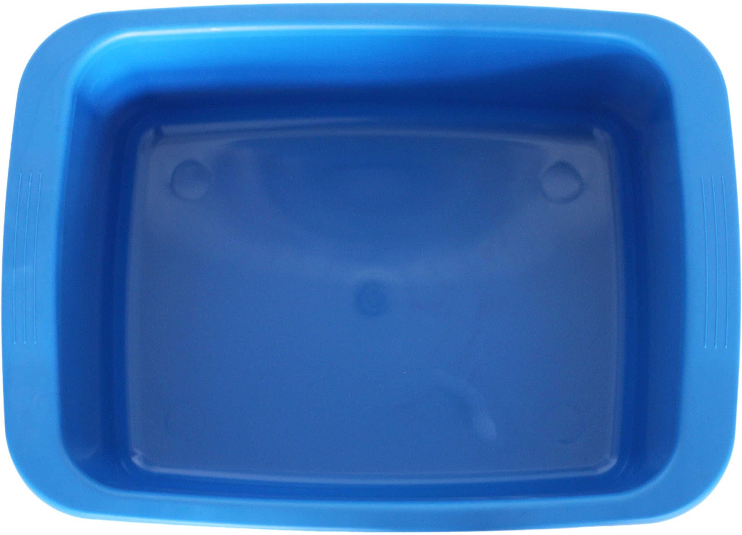 Macchiavelli catino rettangolare blu 10L plastica 42x31x15,5 cm