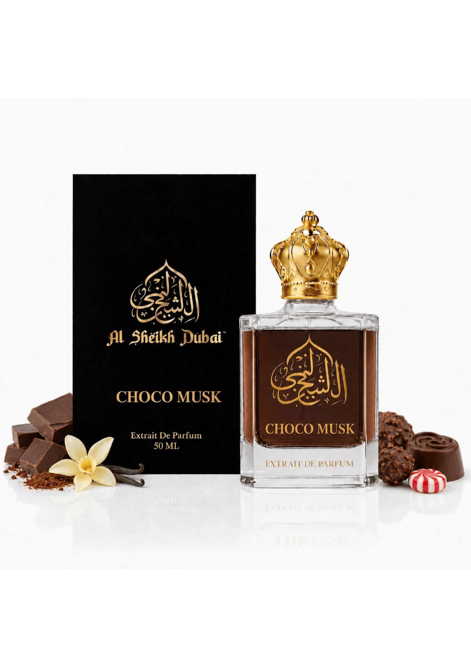 CHOCO MUSK PERFUME – Luxurious parfum with rich chocolate, smooth vanilla, warm musky tones, and decadent cacao for an indulgent, irresistible fragrance.-image-21