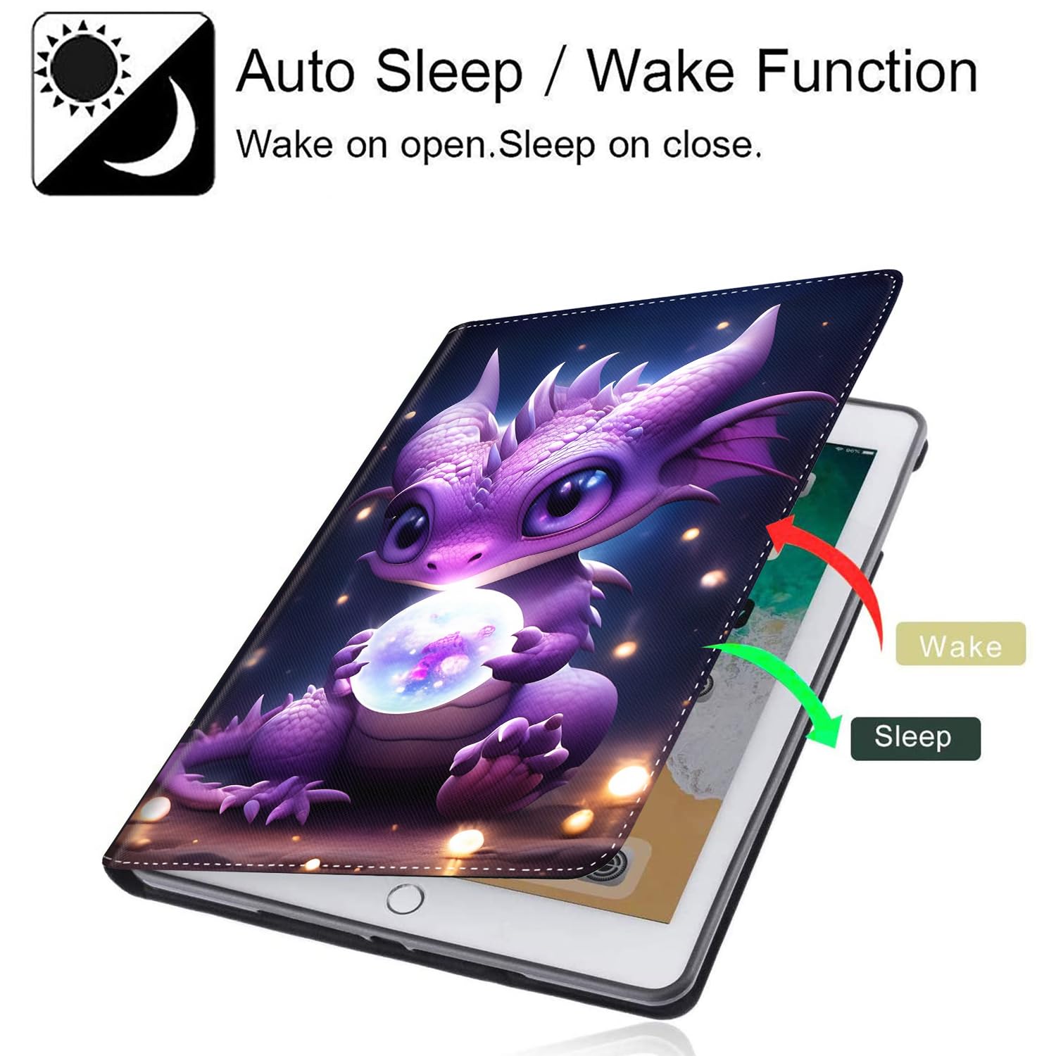 Case for Galaxy Tab S6 Lite 10.4 2022/2020, Smart Stand Back Cover