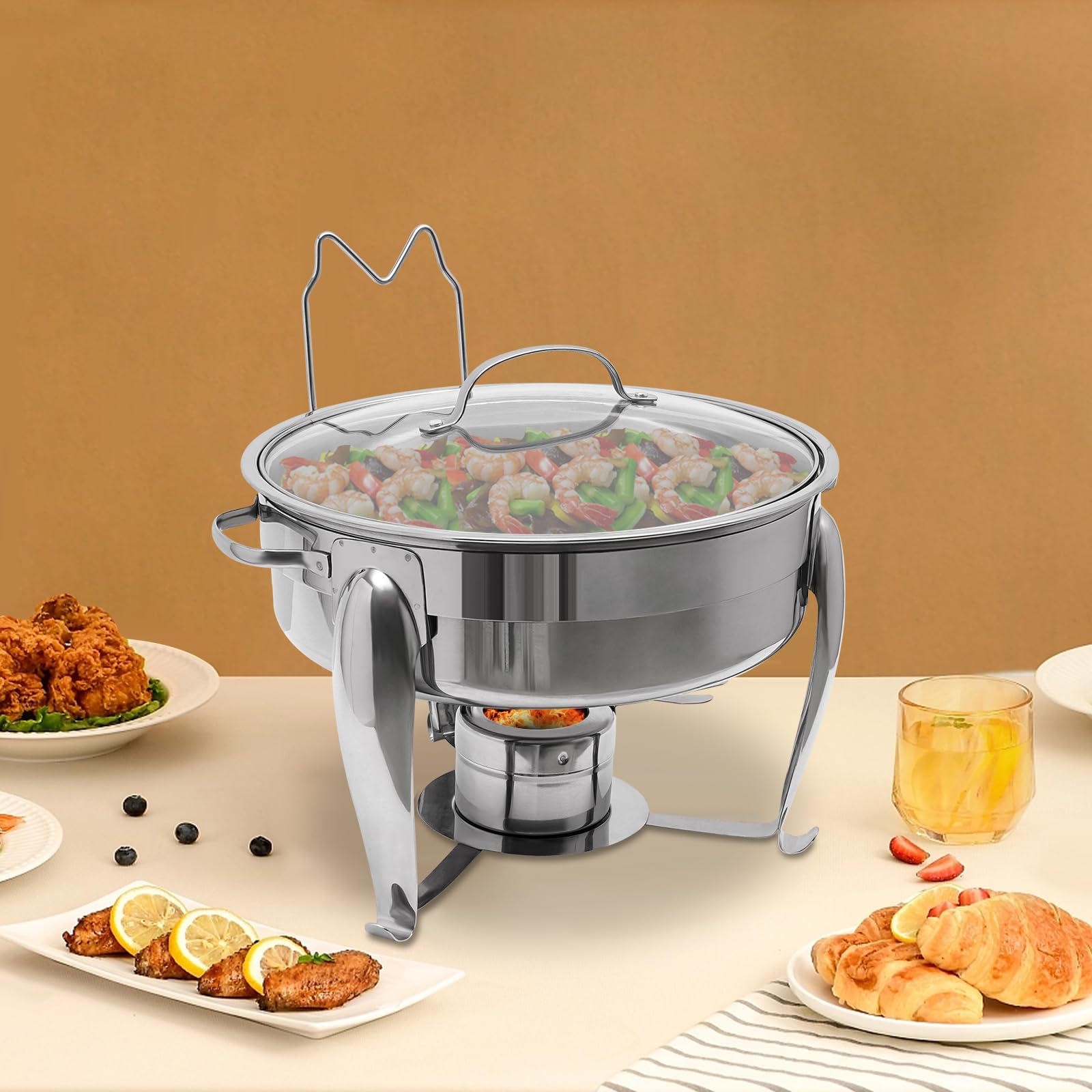 Chafing Dish, Chafing Dish scalda buffet, server a buffet e scalda per catering commerciale, buffet, hotel, ristoranti, brunch, catering, feste, matrimoni