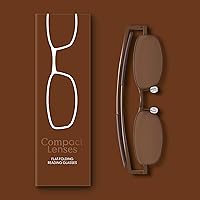 Vista 3 de Lentes Compactas Plegables Planas Lectura Espresso +1.5
