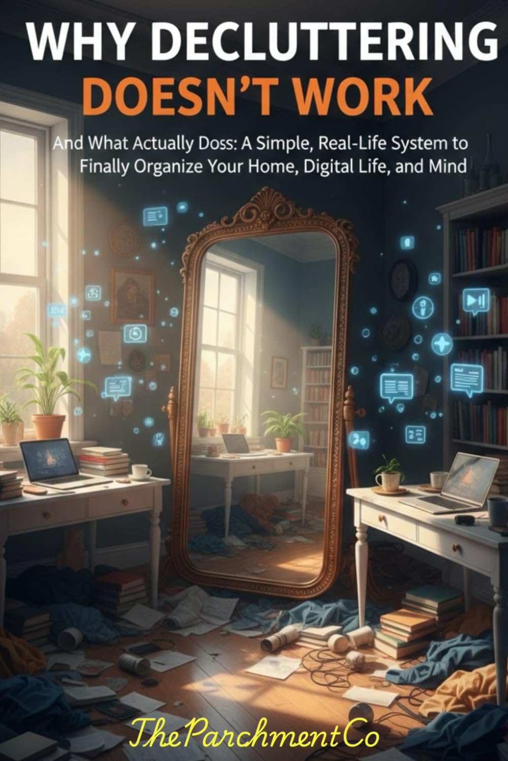 Why Decluttering Doesn’t Work: And What Actually Does: A Simple, Real-Life System to Finally Organize Your Home, Digital Life, and Mind