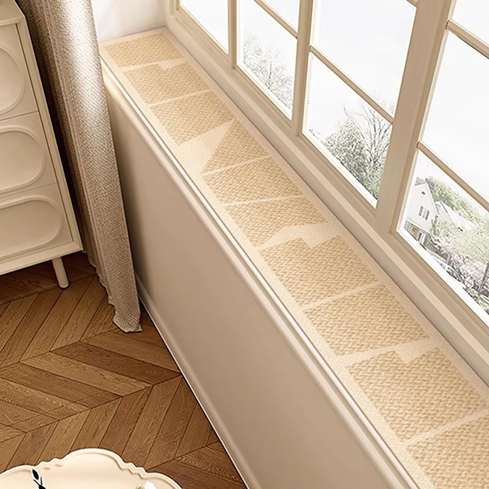 Tapis de fenêtre antidérapant découpable protection rebord balcon 80x35