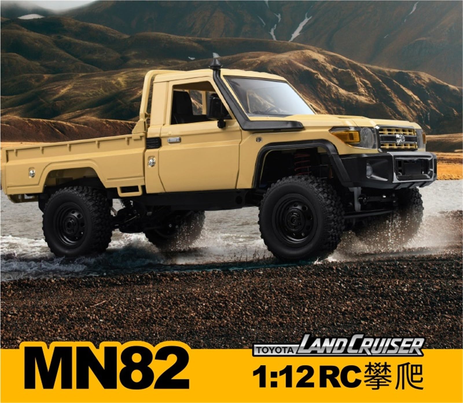 K*i様 MN-82改 1/12スケール RC 4WD RCクローラー MNモデル トヨタ ランドクルーザー79 1/12 アウトドアラジコン MN-82