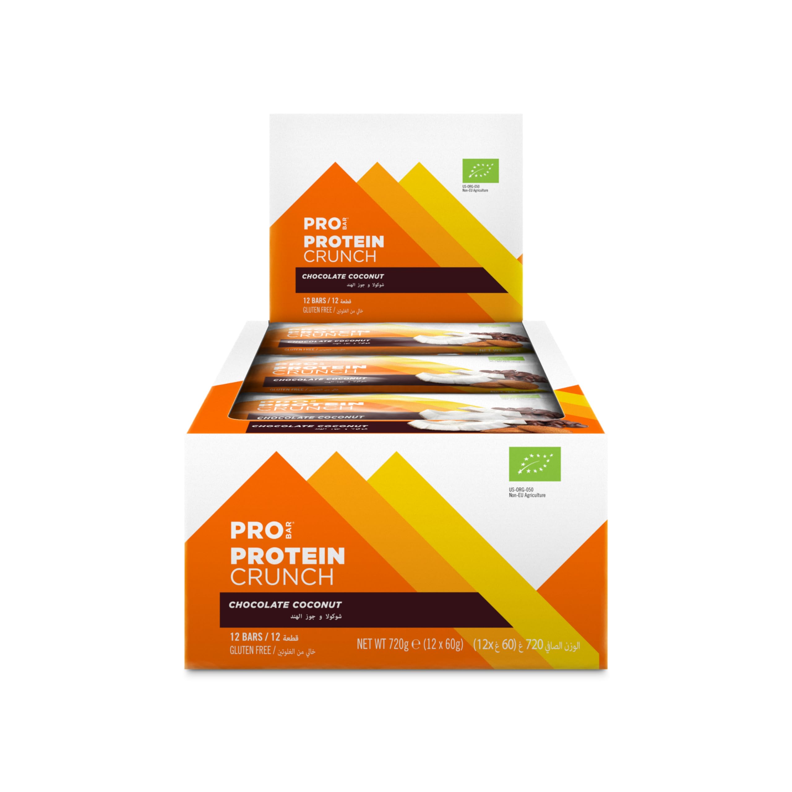 ProbarProtein Crunch Chocolate Coconut 60g 12 Pack