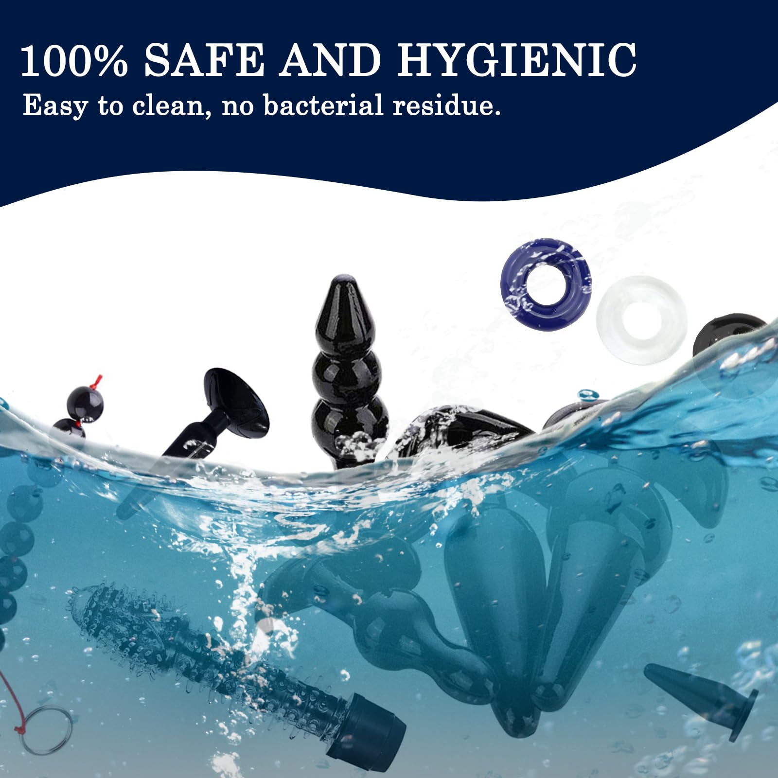 BDSMYEE 16 PCS Plug Analesex Kit, Donna Uomo Anale Plug con vibrazione, Plug per Adulti Sextoy, SM bondage fetish Anal Sesso Giocattoli Donne Uomo Coppia