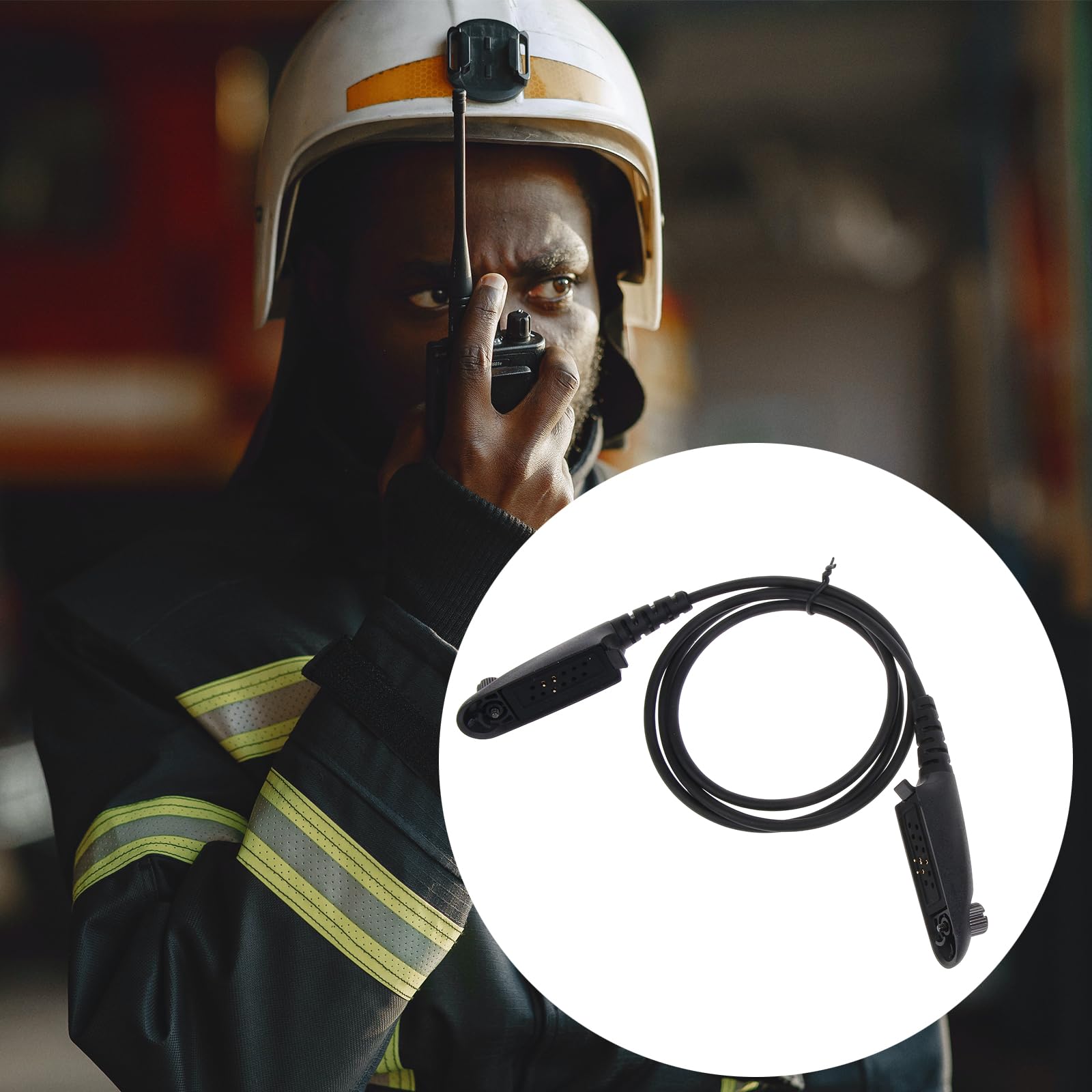 MHADBKH 1m/3.3ft Length Copy Clone Cable ABS & Metal Cable Compact-Size Compatible for GP328 GP338 GP340 GP360 GP380 PTX760