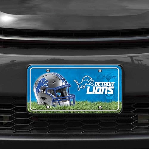 Vista 152 de Rico Industries Placa de matrícula de metal unisex para adultos de la NFL