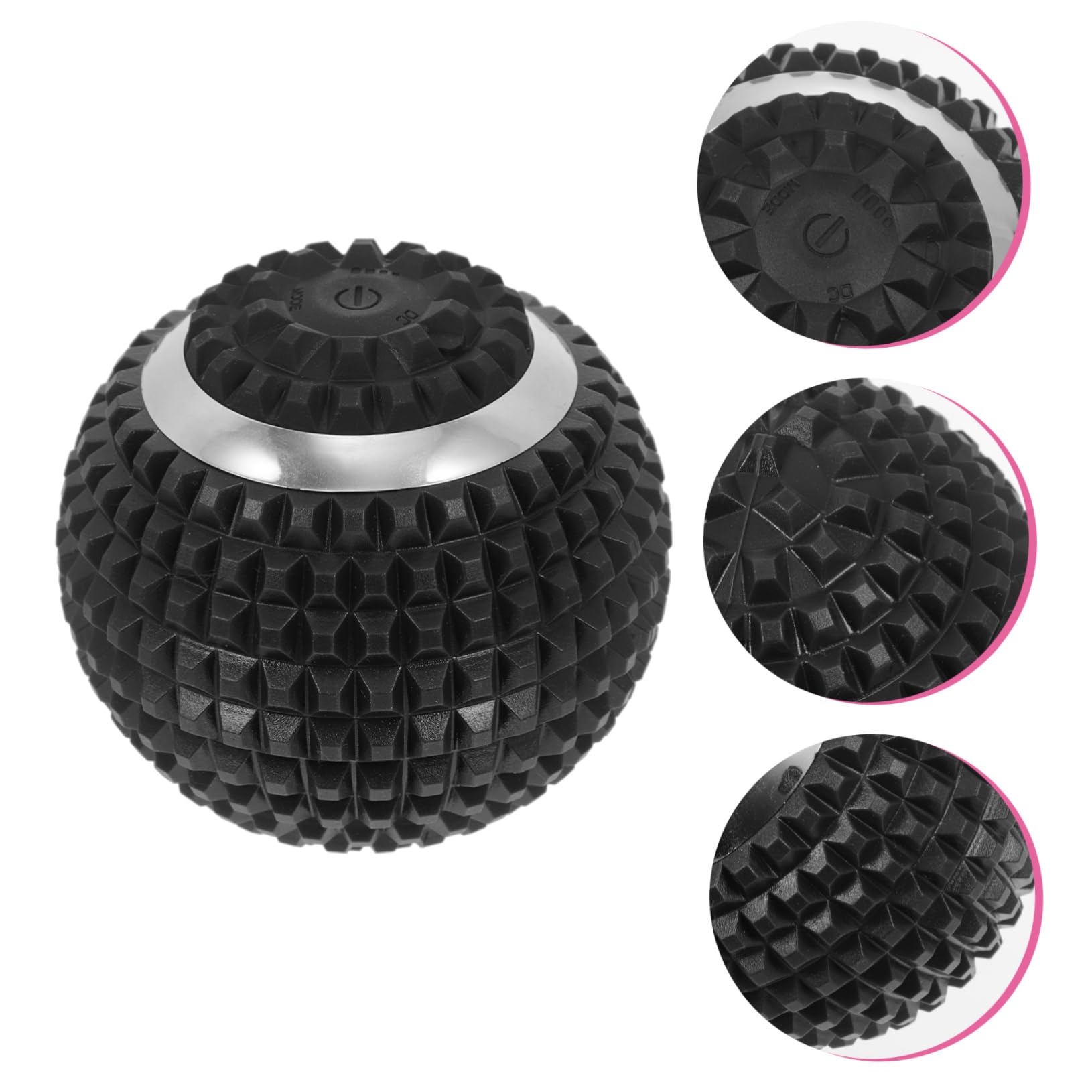 Bola de Masaje Eléctrica para Pies Abs Negra Cuatro Modos