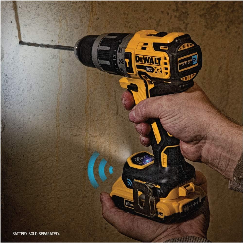 Suреr Sаlе 🛒 DEWALT DCD797B 20V Max* XR Tool Connect COMPACT Hammerdrill (Tool Only)