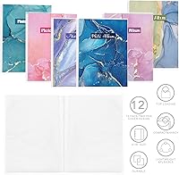 Vista 32 de Sinmoe 12 piezas Mini álbum de fotos 4x6 para 36 fotos, pequeño libro de fotos 4x6, libro de imágenes para graduación, boda, aniversarios
