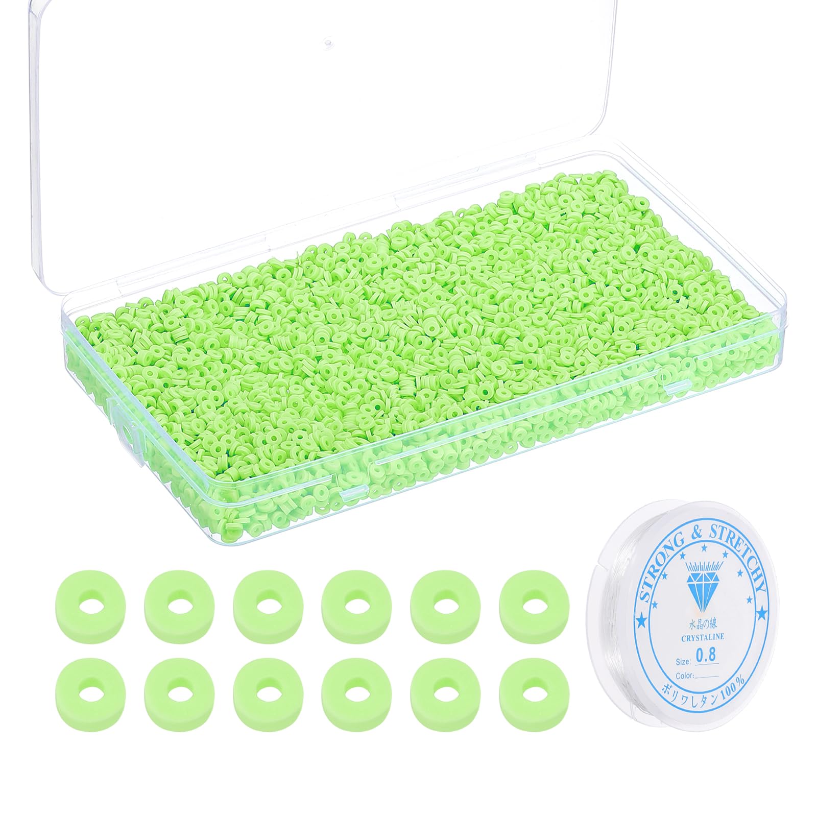 PATIKIL 4000 Pcs Clay Beads Bracelet Making Kit