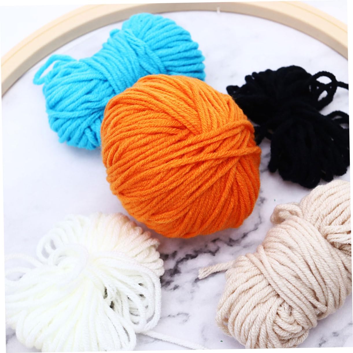 BELLIFFY Kit De Bordado Punch Para Set De Base Cuadrada Hilo Herramientas De Manualidades Para Crear Patrones Divertidos y Aprender Junto y Familia
