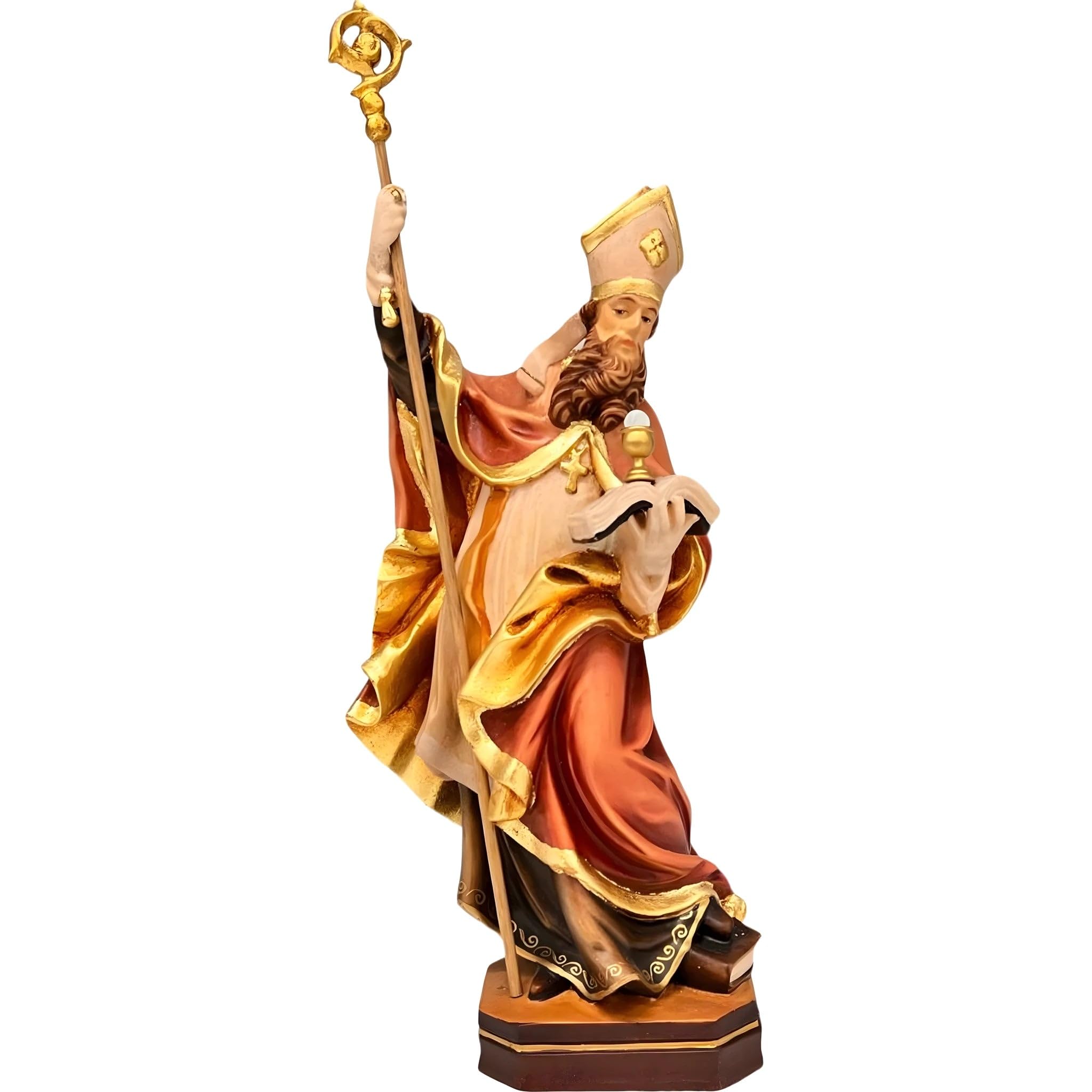 Dolfi | San Riccardo 80 cm | Hand-Coloured Wood in Val Gardena | Nativity Figure