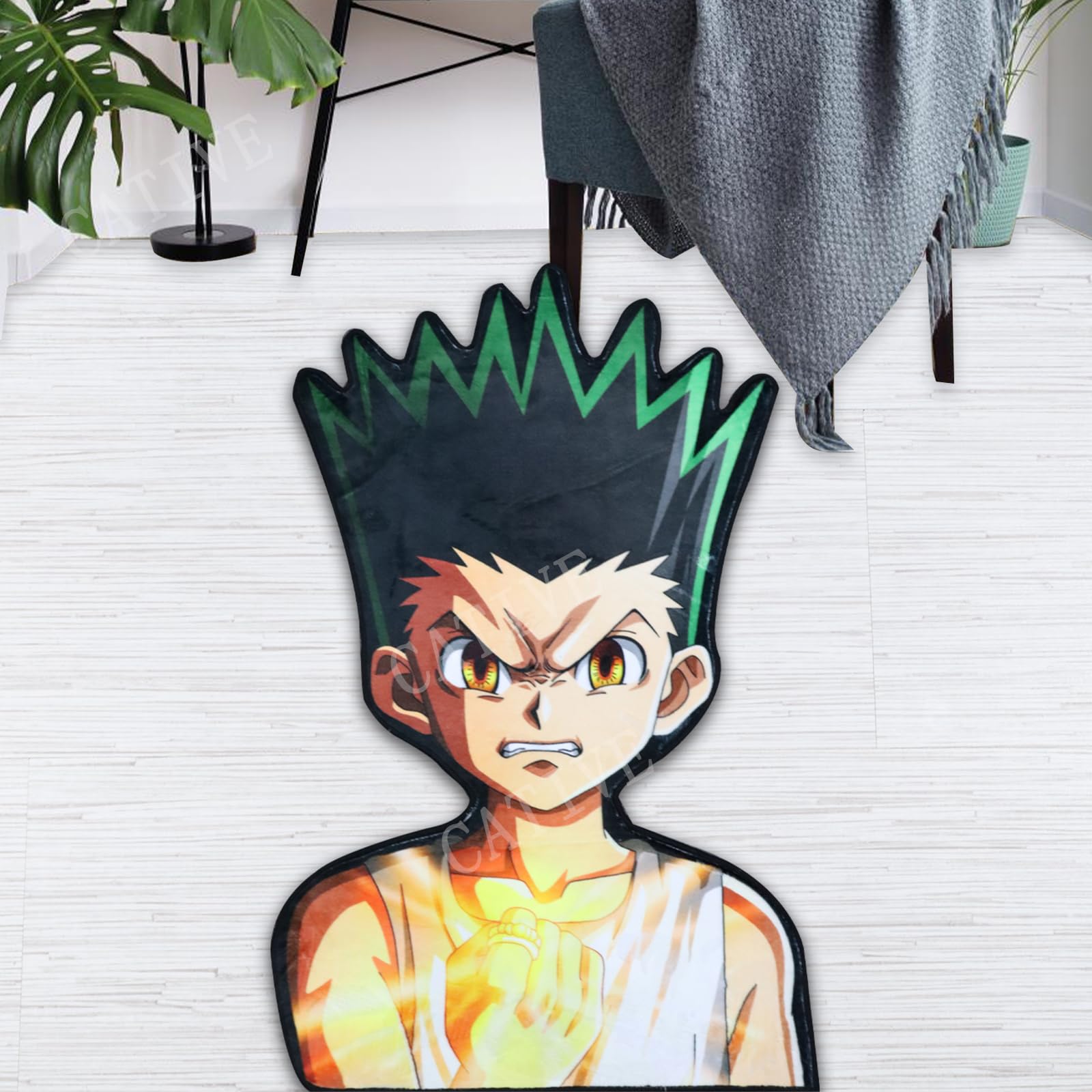 Amazon.com: Anime Rug Character Shape - Anime Carpet Non-Slip, Ultra ...