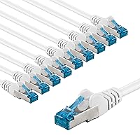 goobay 66054 Cavo di rete CAT 6A in set/cavo patch schermato S/FTP/CU Ethernet