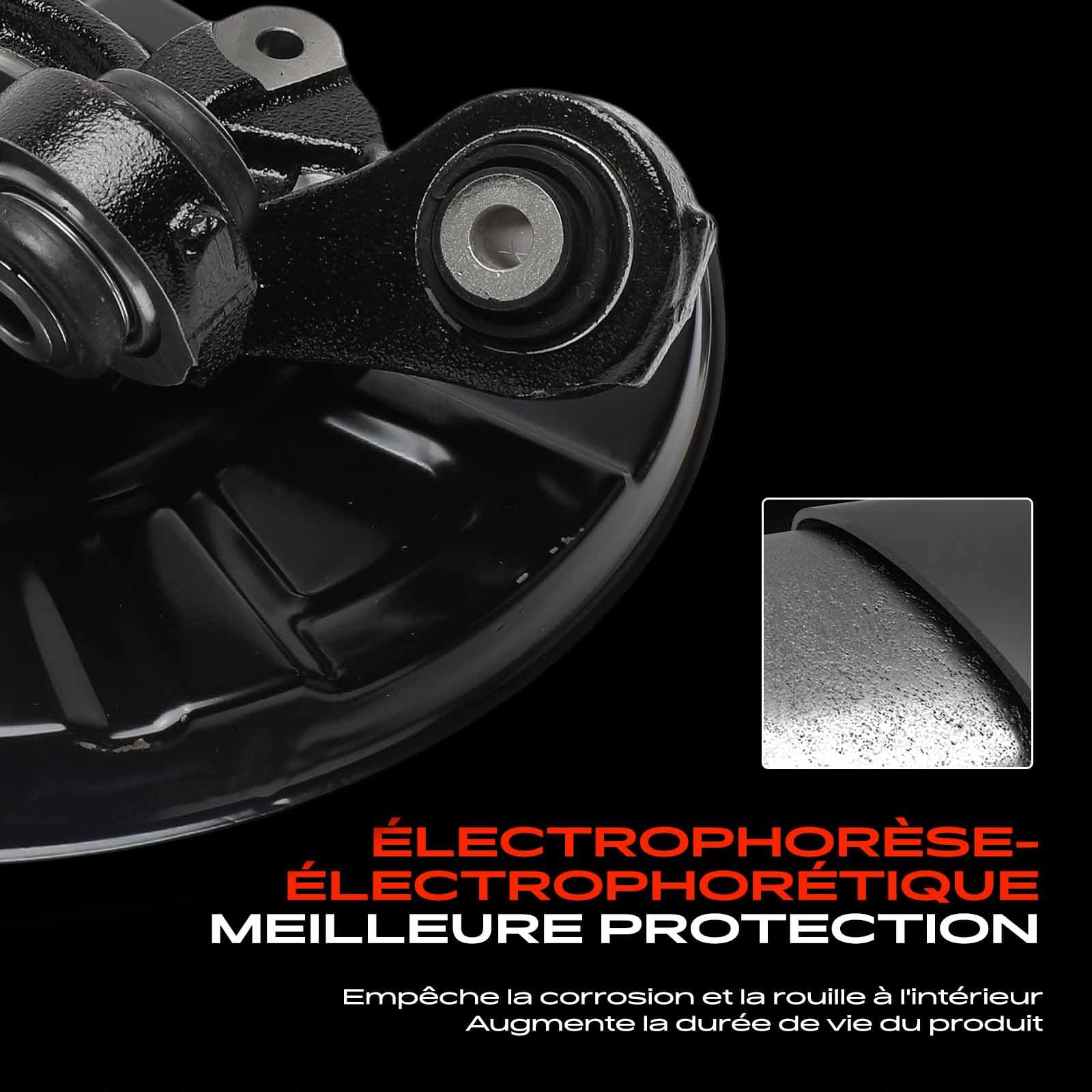 Frankberg Fusée d'Essieu Suspension de Roue Arrière Gauche Compatible avec Série 1 E81 Série 1 E81 E87 E88 Série 1 E88 E82 Série 3 E90 Série 3 E90 E93 E92 Série 3 Break E91 Remplacer# 33416760058