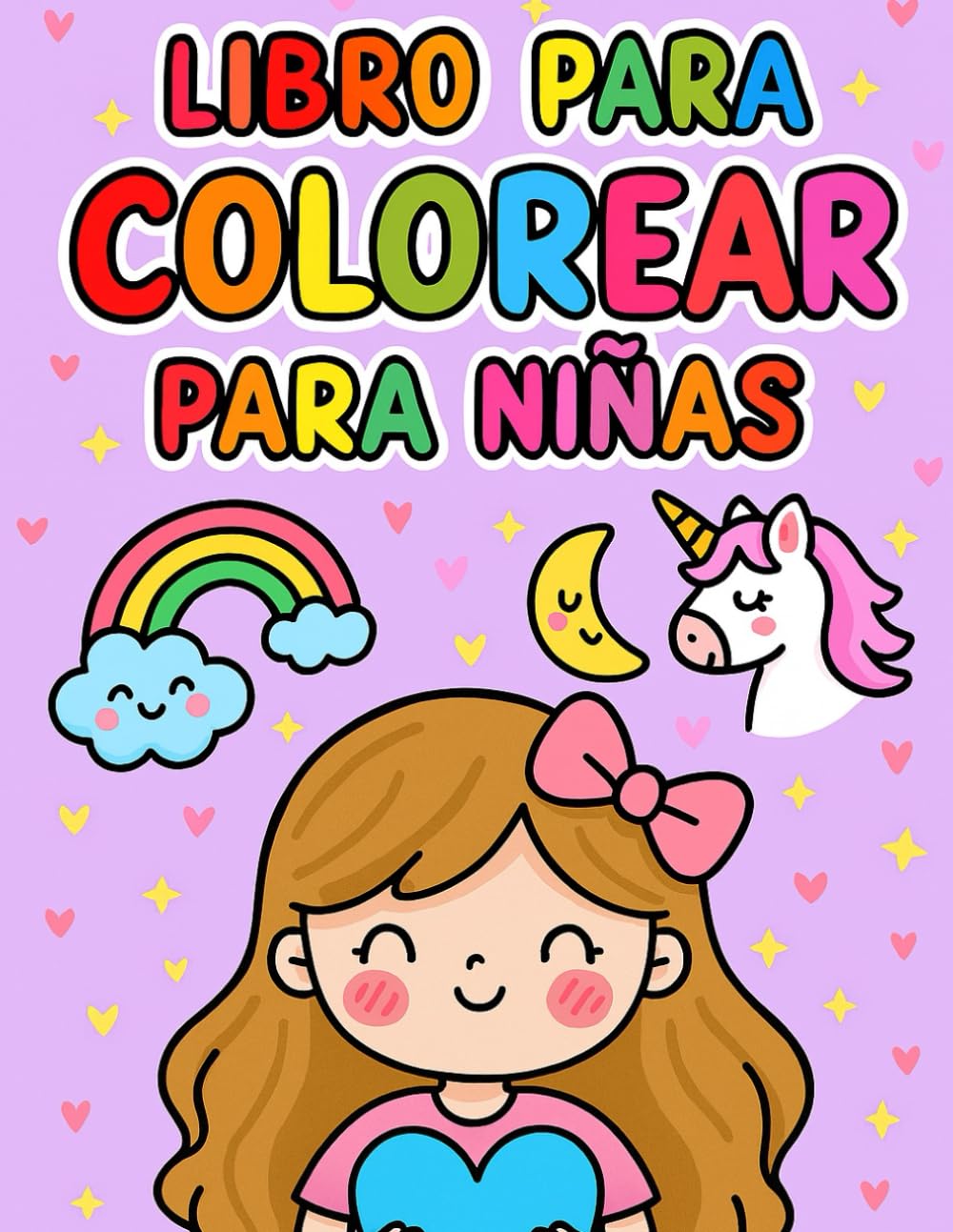 Libro para colorear para niñas: Libro para colorear de cuentos de hadas y fantasía para niñas