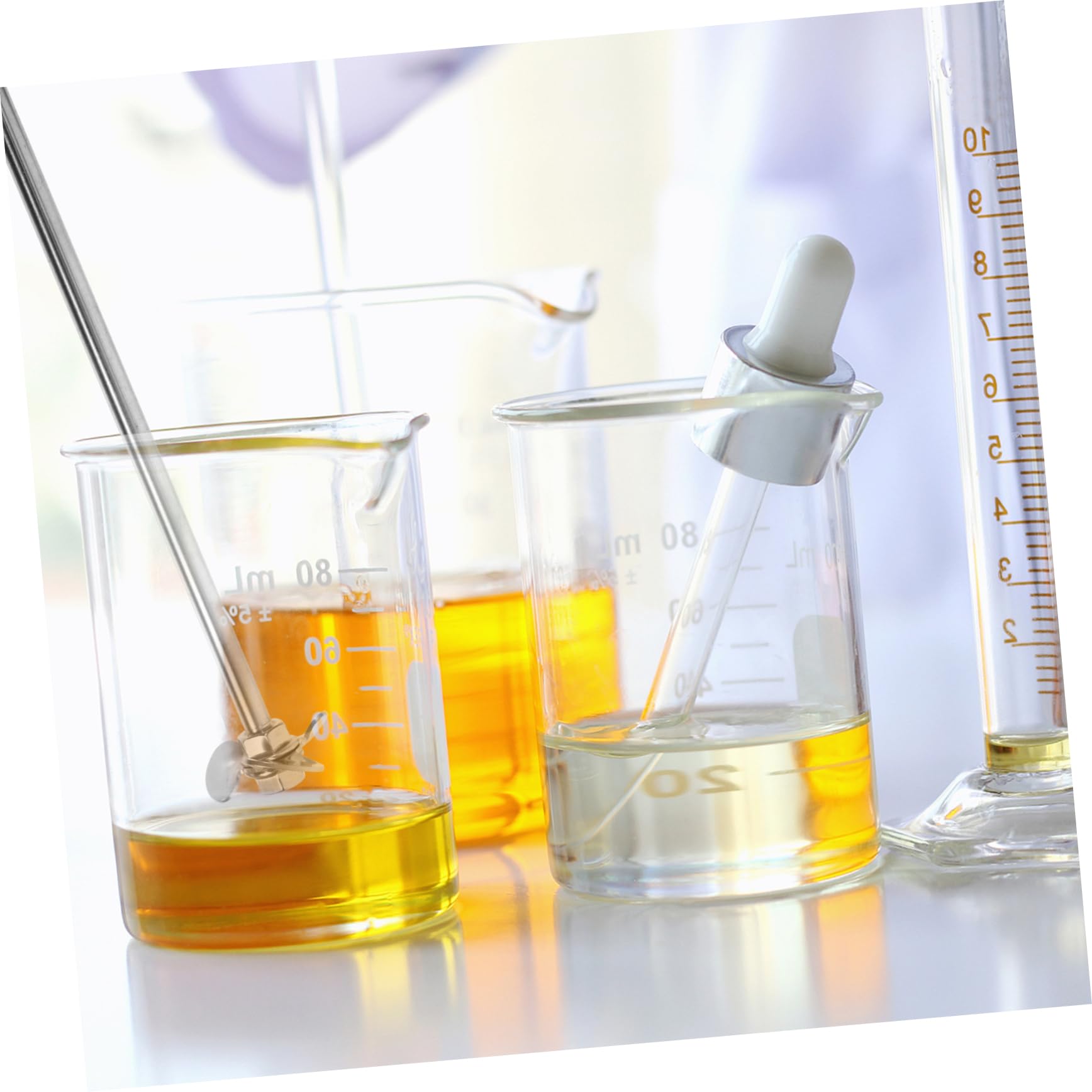 OSOLADY 1 Set Stirring Rod Mixers Mixing Paddle Laboratory Stirrer Mixer Stirring Paddle Stirrer Rod Chemistry Experimental Stirrer Laboratory Stir Rod Silver Stainless Steel re-usable