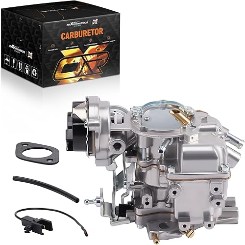 maXpeedingrods Carburador de 1 barril para Ford 4.9L 300 Cu4.1L 250 Cu3.3L 200 Cu Engine 1965-1985 para Bronco Fairmont Granada Econoline F100 F150