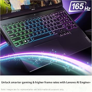 Lenovo Legion 5i Gaming Laptop - 16 WQXGA 165Hz Display, Intel 24-Core i9-14900HX, NVIDIA GeForce RTX 4060, 64GB DDR5, 2TB SSD, RGB Backlit Keyboard, WiFi 6E, Windows 11 Pro & MS Office Lifetime