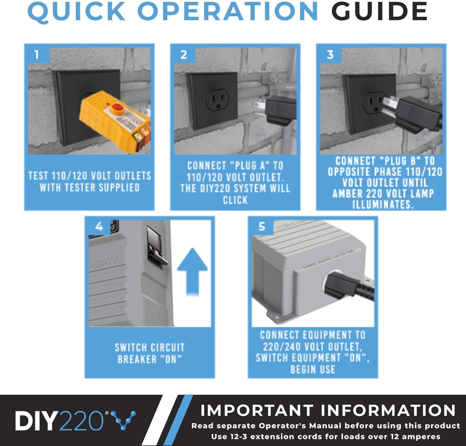 Super Cheap 🛒 DIY220 Quick Connect 220V Power Supply, Power 208-240 Volts from Two Separate 110/120V AC Circuits, 220V 15A AC Output Outlet, GFCI Outlet Circuit Tester Included – ETL Certified Under UL and CSA Std Review DIY220 Quick Connect 220V Power Supply, Power 208-240 Volts from Two Separate 110/120V AC Circuits, 220V 15A AC Output Outlet, GFCI Outlet Circuit Tester Included – ETL Certified Under UL and CSA Std