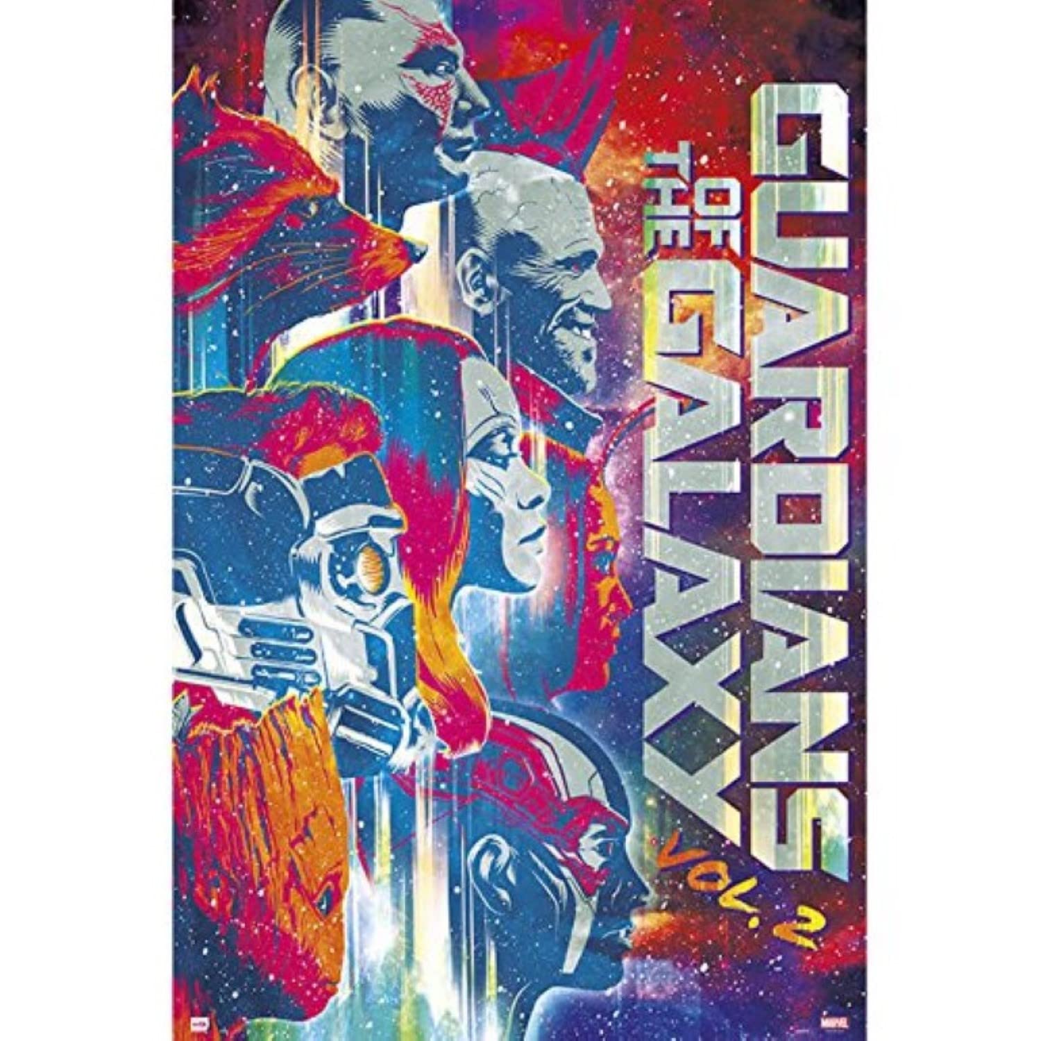 Grupo Erik Poster Marvel Poster Guardians of The Galaxy Vol 2-36 x 24 inches / 91.5 x 61 cm - Shipped Rolled Up - Cool Posters, Art Poster, Wall Posters & Prints