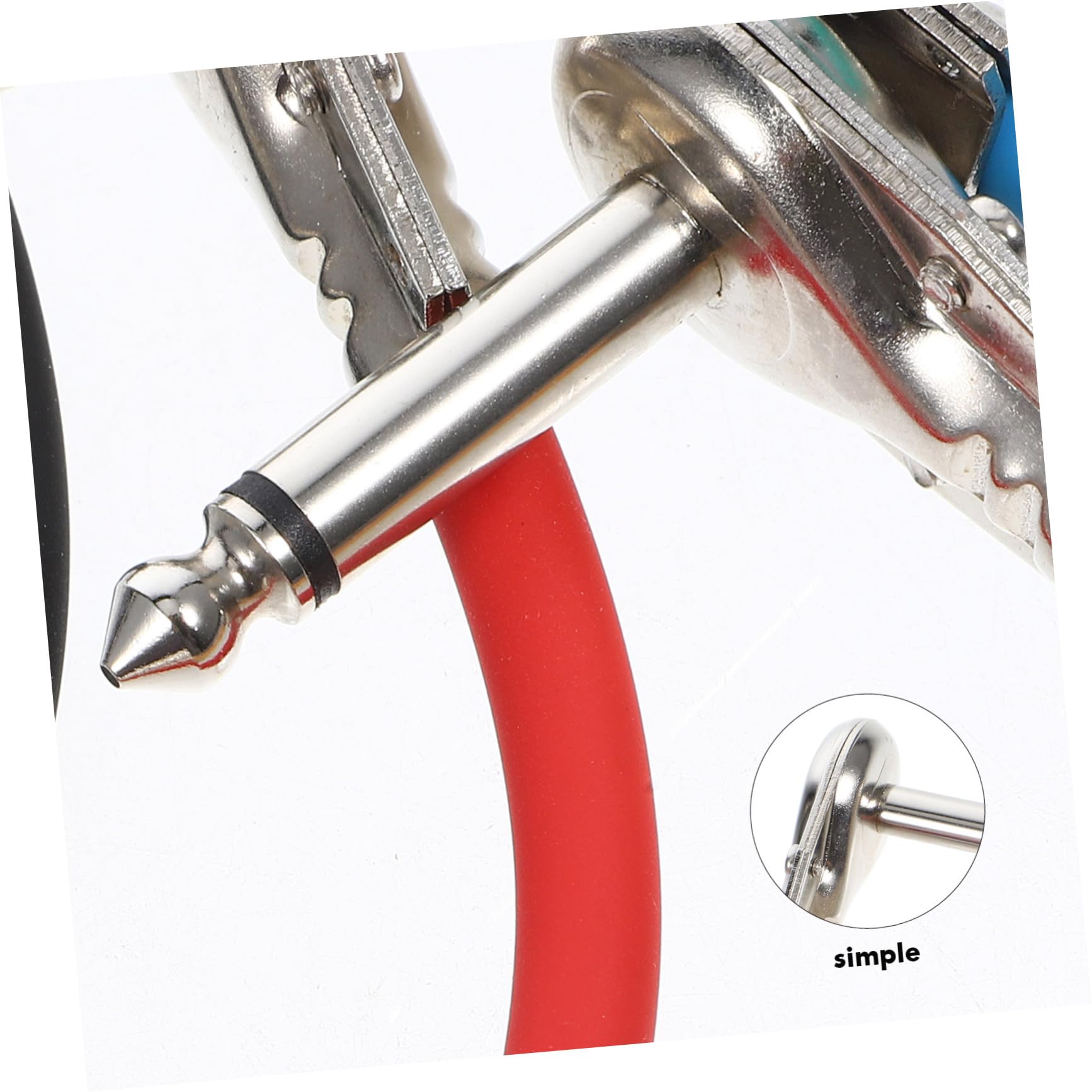 UPKOCH 6stücke Teiliges Gitarreninstrumentenkabel Verbindungskabel Für Effektpedale Geräuschloses Patchkabel Für Musikinstrumente Flaches Design Für Einfache Handhabung Und Optimalen