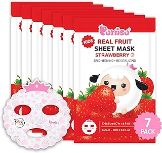 Puttisu Hoja de mascarilla facial de fruta re...
