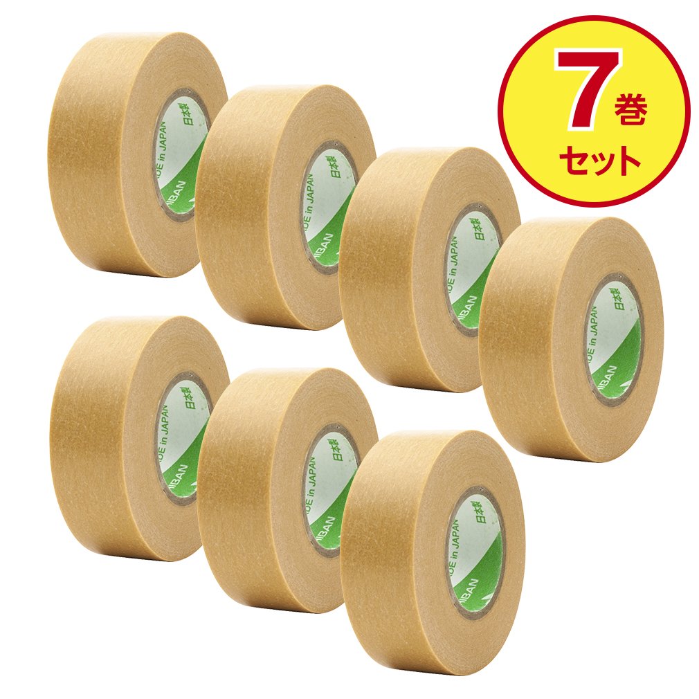 Amazon.co.jp: ニチバン マスキングテープ 車両用 7巻入 18mm×18m 241H
