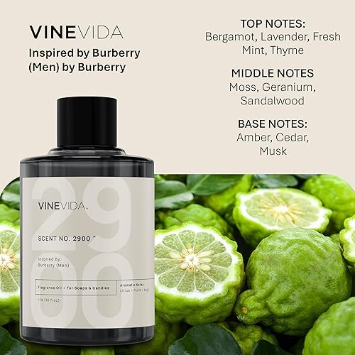 Miniatura 202 de VINEVIDA Aceite aromático n.º 4800 inspirado en un millón de hombres para fabricación de velas y jabón, fabricado en Estados Unidos