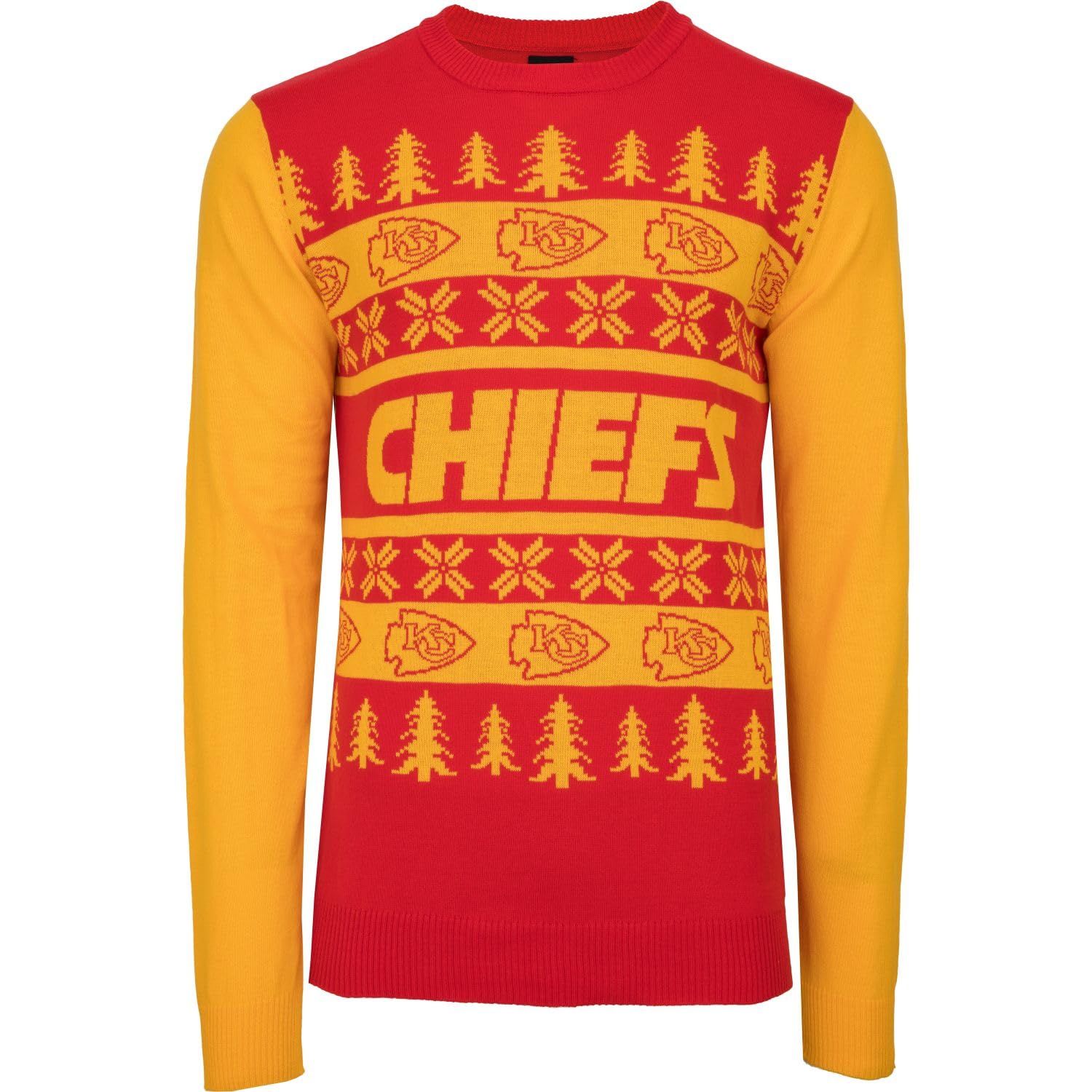 FOCO NFL Ugly Sweater XMAS Knit Pullover - Kansas City Chiefs - S — image 1